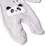 Load image into Gallery viewer, Baby Panda Cosplay Fleece Romper For Babies
