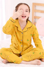 Load image into Gallery viewer, Toddler Girls&#39; Stretchy Cotton Classic Pajamas
