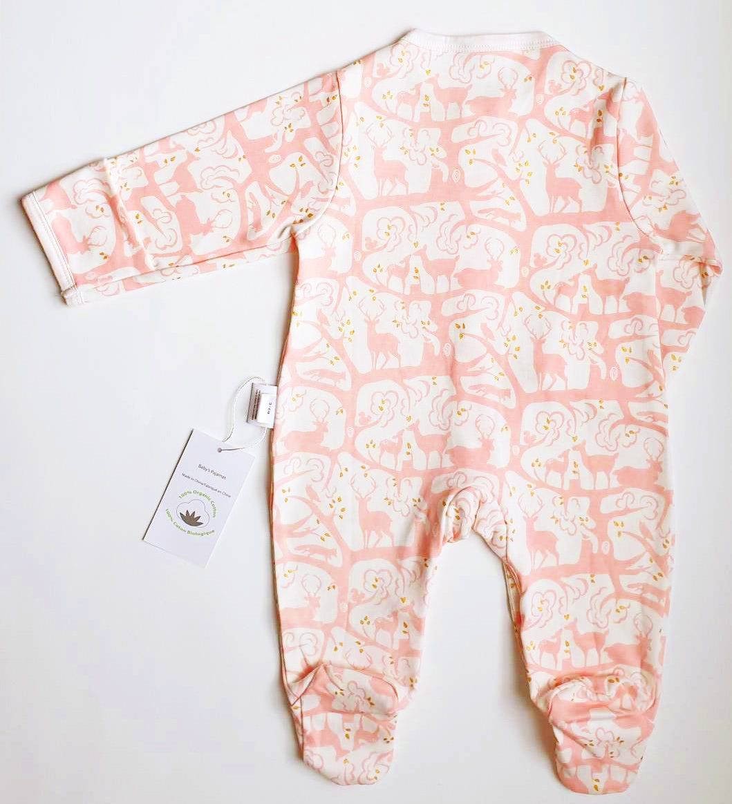 Enchanted Forest Organic Cotton Romper For Babies