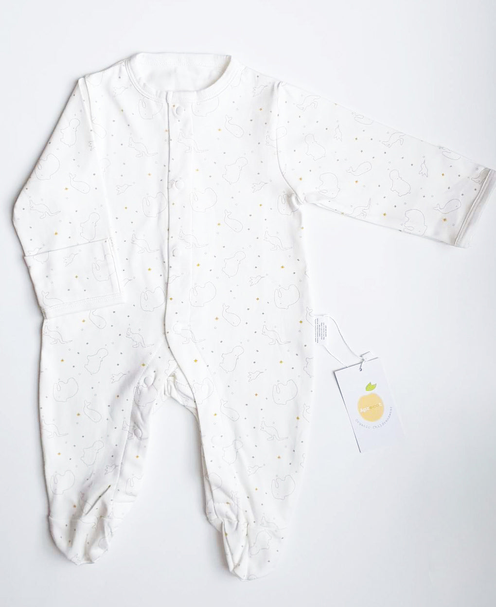 'Twinkle Twinkle' Organic Cotton Romper For Babies
