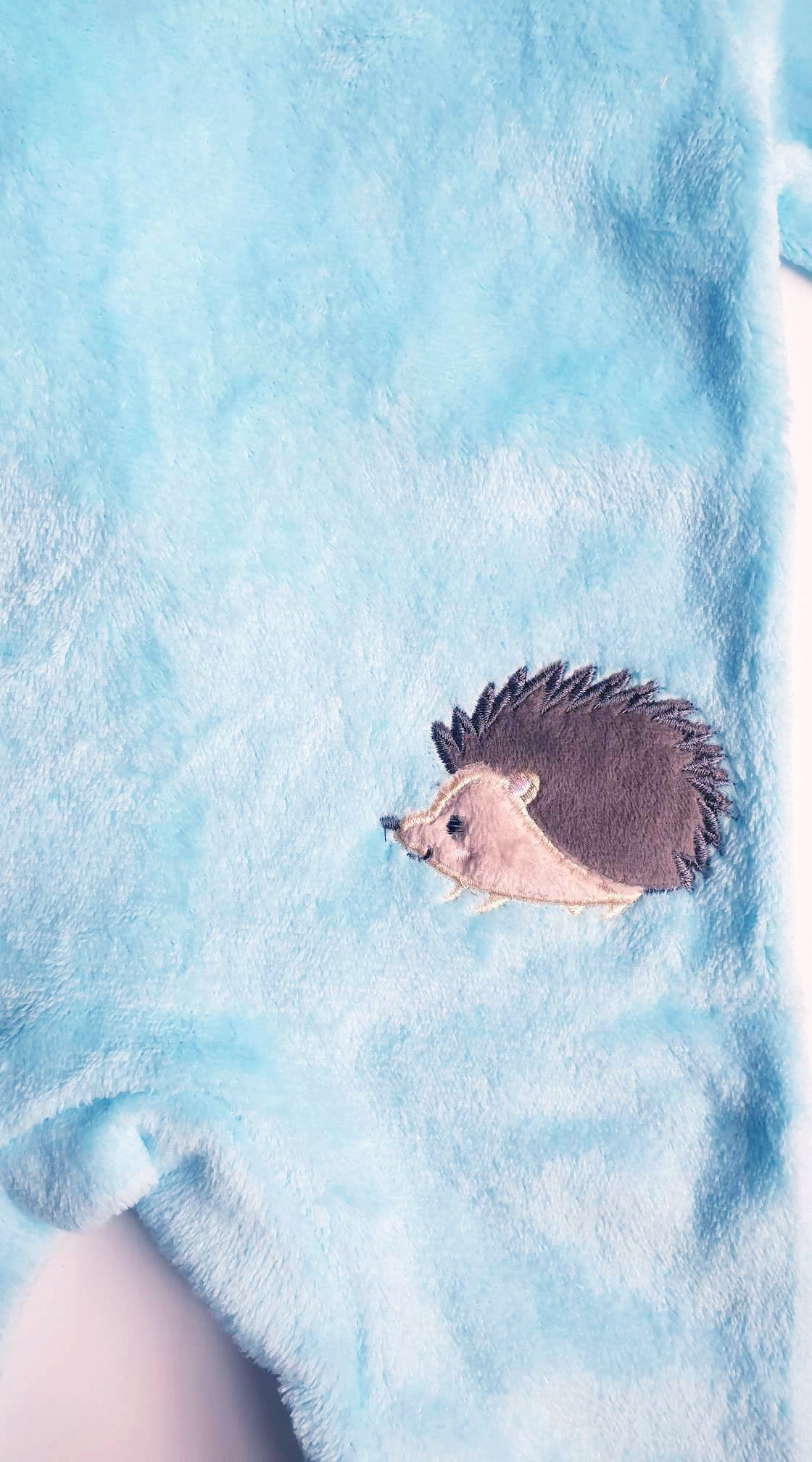 Hedgehog Cosplay Fleece Romper For Babies
