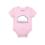Load image into Gallery viewer, Baby&#39;s Happy Cloud Graphic Bamboo Bodysuit
