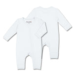 Load image into Gallery viewer, Baby&#39;s Organic Bamboo Zippered Long Sleeves Romper
