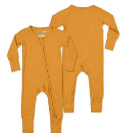 Baby's Bamboo Long Sleeves Jumpsuit With Two-ways Zipper