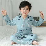 Load image into Gallery viewer, Toddler Boys&#39; Cotton Knit Classic Pajamas
