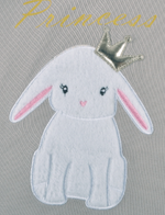 Load image into Gallery viewer, Toddler Girls&#39; Stretchy Cotton Pajamas - Princess Bunny Applique
