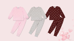 Toddler Girl's Bamboo Pajamas with Cherry Print