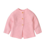 Load image into Gallery viewer, Baby girl&#39;s warm knit cardigan
