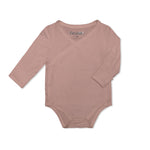 Load image into Gallery viewer, Baby&#39;s Organic Bamboo Long Sleeve Crossover Bodysuit
