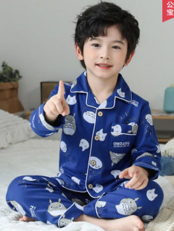 Toddler Boys' Cotton Knit Classic Pajamas