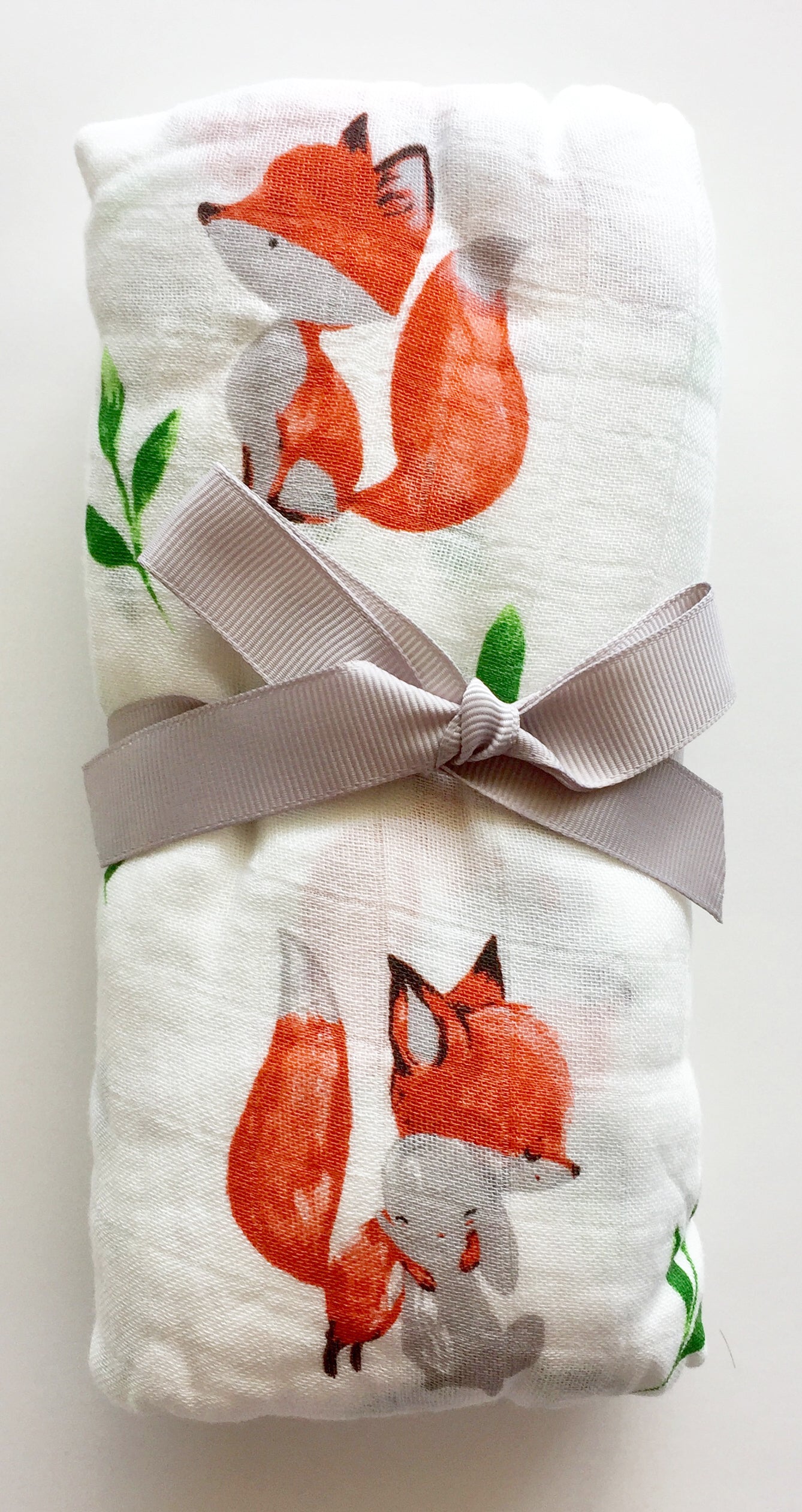 Baby's Organic Bamboo & Cotton Muslin Swaddle Blanket
