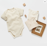 Load image into Gallery viewer, 100% Organic Natural Colored Cotton Baby&#39;s Bodysuit
