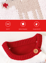 Load image into Gallery viewer, Cute Rudolph Knit Sweater For Babies
