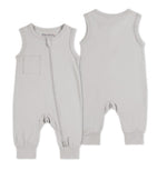 Load image into Gallery viewer, Baby&#39;s Sleeveless Bamboo Romper with Zipper
