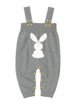 Load image into Gallery viewer, Baby bunny cotton overall
