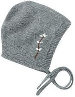 Load image into Gallery viewer, Baby&#39;s embroidered knit hat with tie
