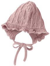 Baby's classic knit hat with tie