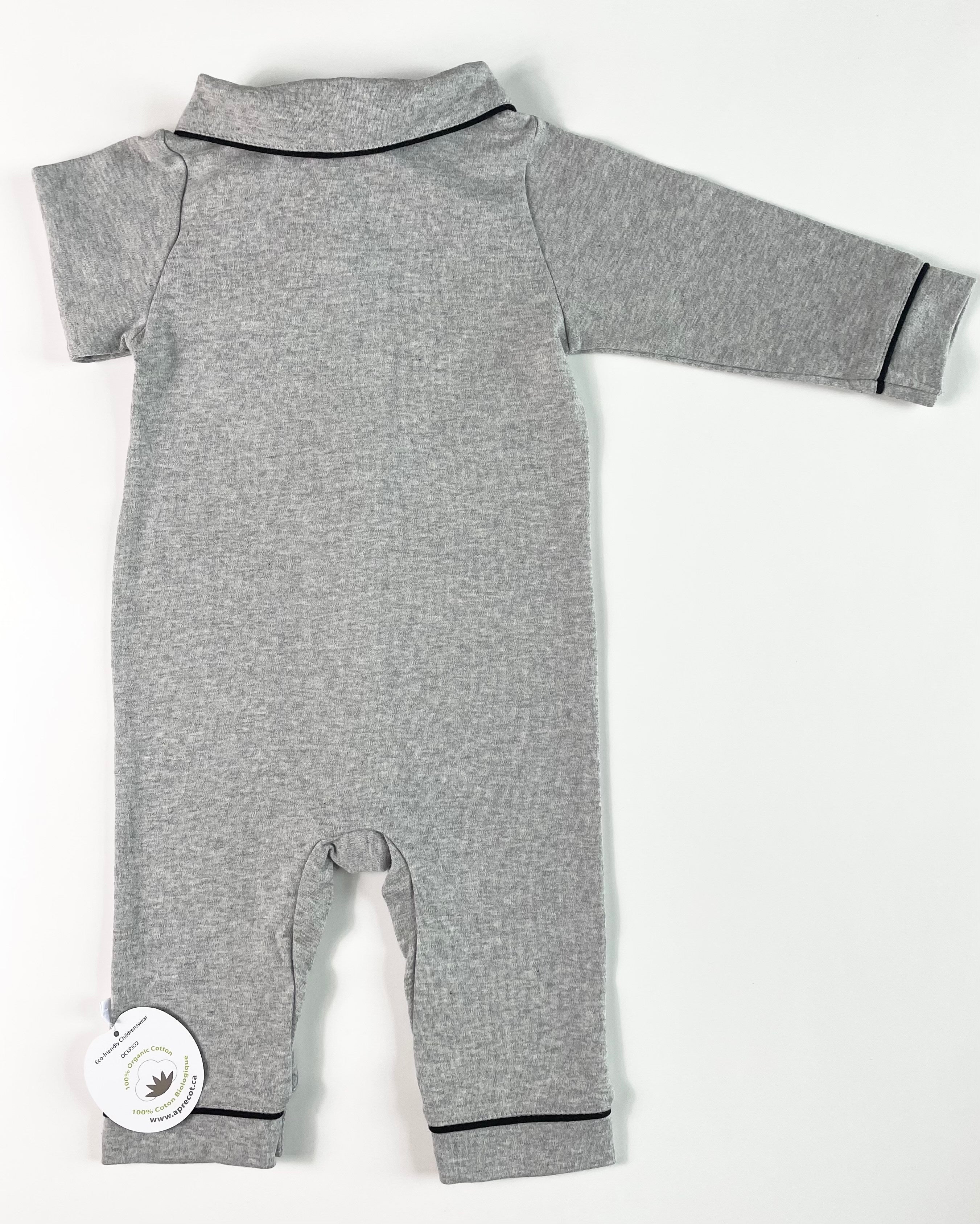Sweetheart Baby's Organic Cotton Pajamas With Embroidery