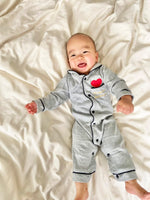 Load image into Gallery viewer, Baby Organic Cotton Button down pajamas
