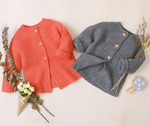 Load image into Gallery viewer, Baby girl&#39;s warm knit cardigan
