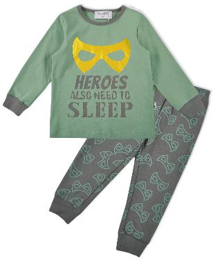 Toddler Boys' Stretchy Cotton Pajamas