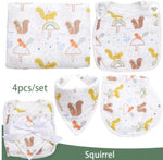 Load image into Gallery viewer, Baby&#39;s Organic Bamboo &amp; Cotton Muslin Swaddle Blanket Set
